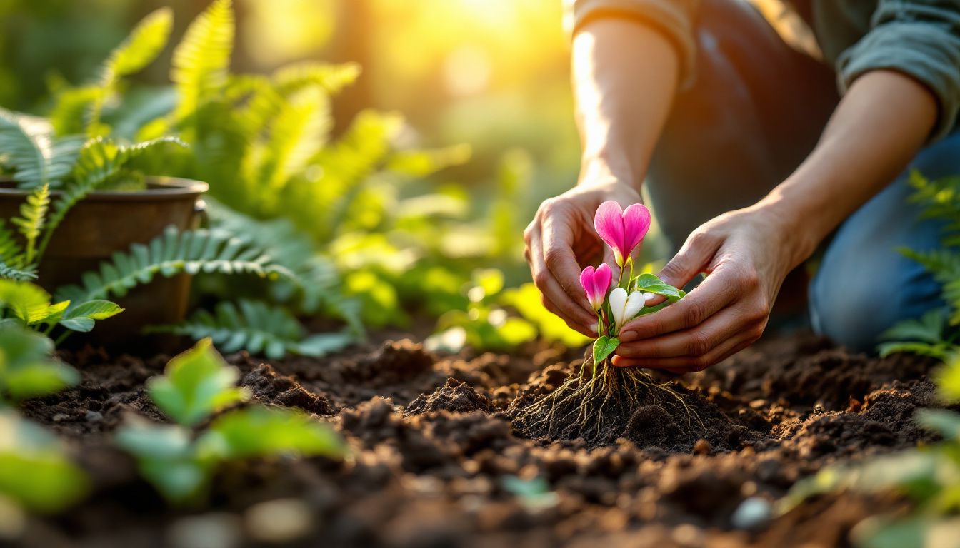 Plantez des cœurs saignants à racines nues : un jardin enchanteur sous ombre !