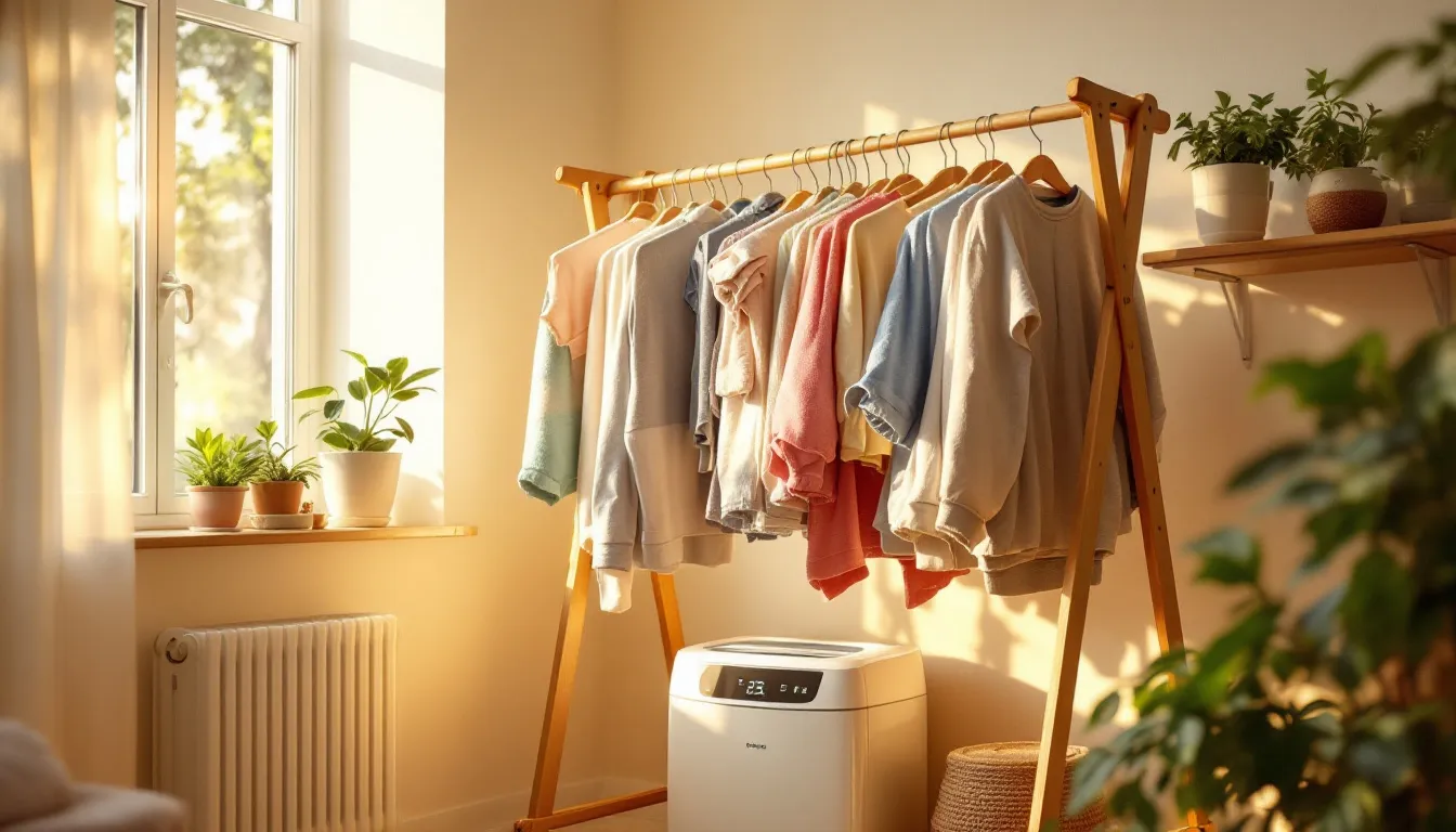 Séchage du linge à l’intérieur : explorez les risques pour votre santé à éviter.