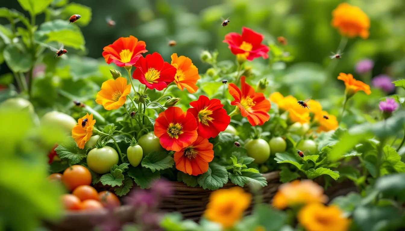 Capucines : une solution surprenante pour protéger votre jardin des nuisibles !