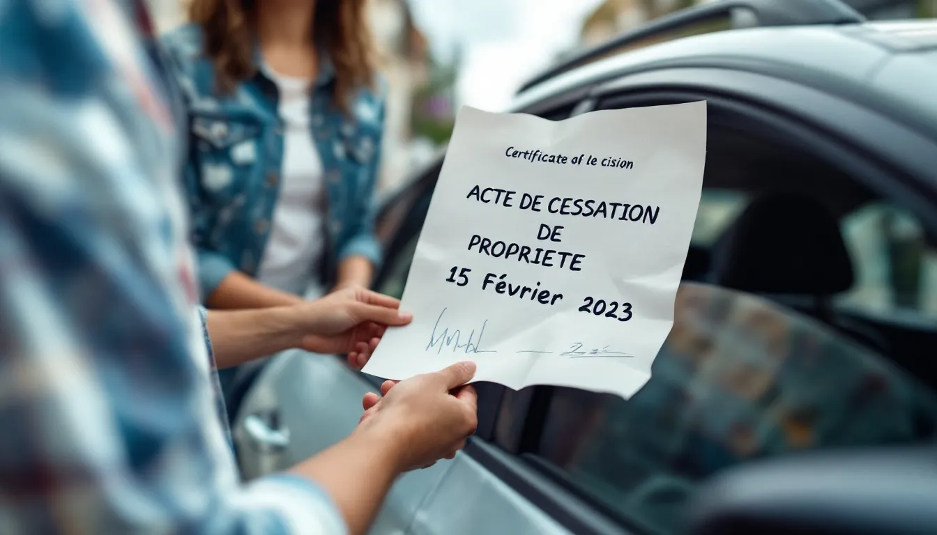 Certificat de cession perdu : dangers cachés après une vente récente