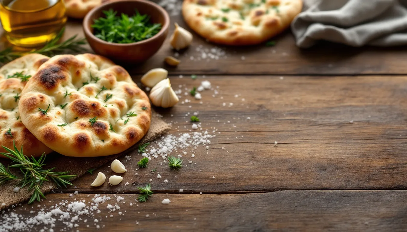 Pain plat à l’ail italien : saveurs irrésistibles pour vos repas conviviaux