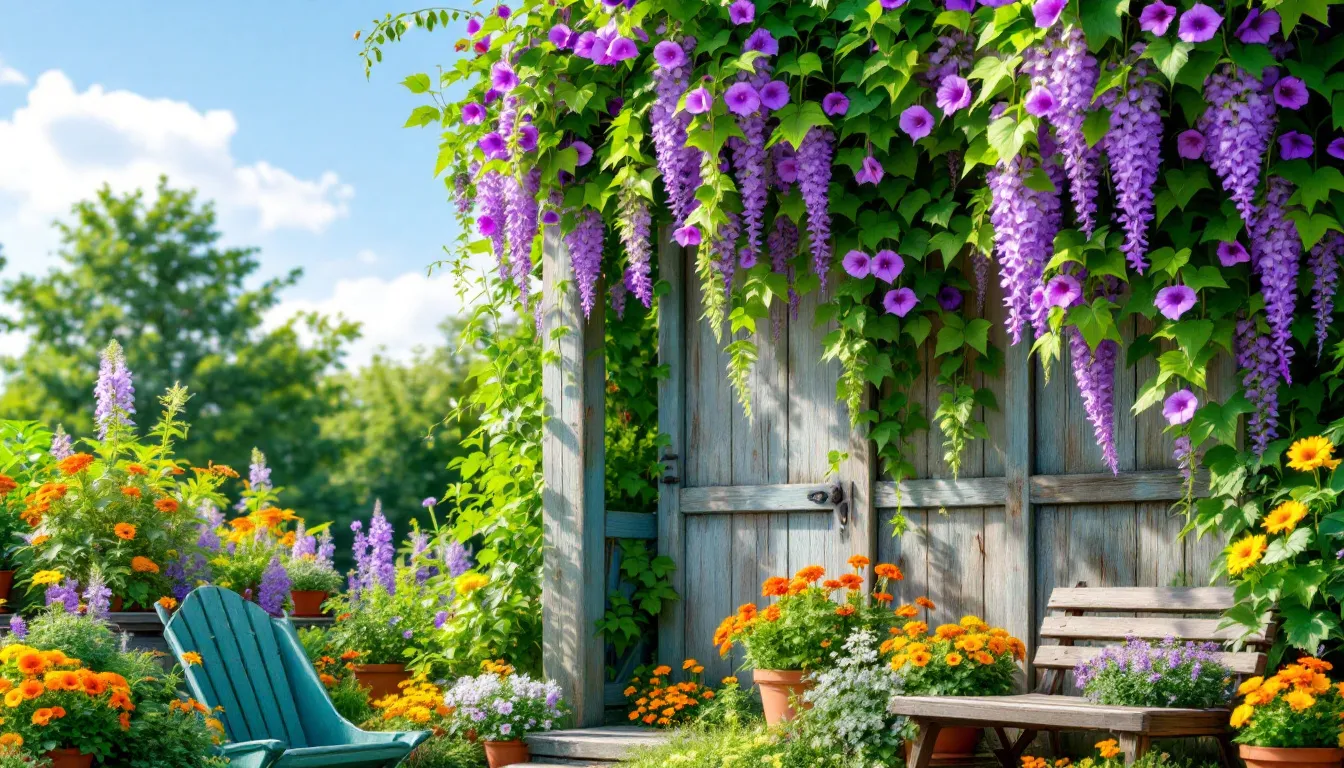 Planter des grimpantes en mai : croissance rapide et fleurs éclatantes garanties