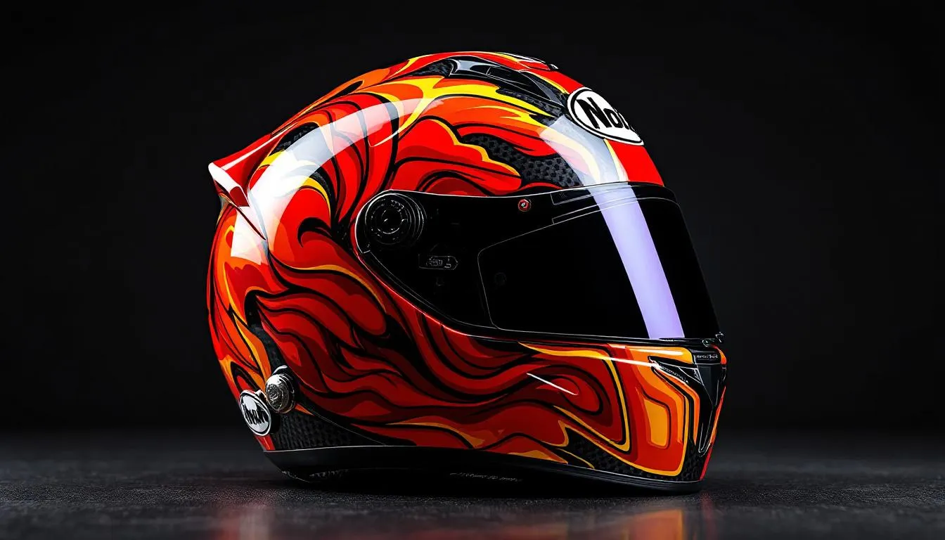 Casque moto Replica Iannone : style unique et sécurité renforcée