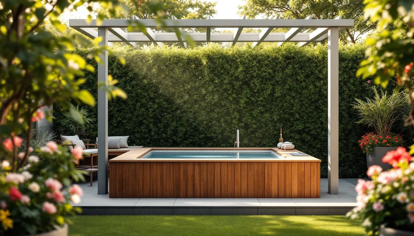 Intimité préservée : aménagez un spa extérieur secret pour l’été