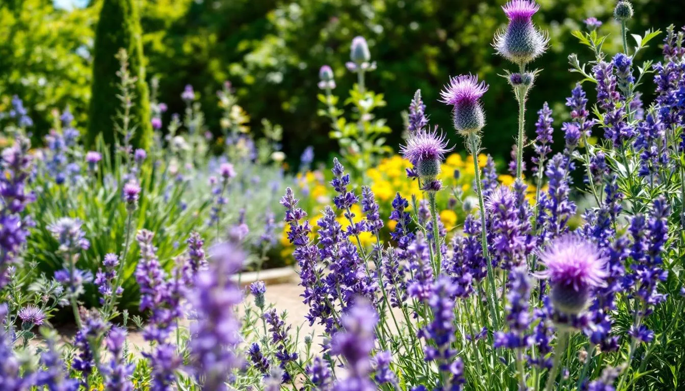Jardin calcaire : plantes adaptées pour un sol sec tout l’été en France