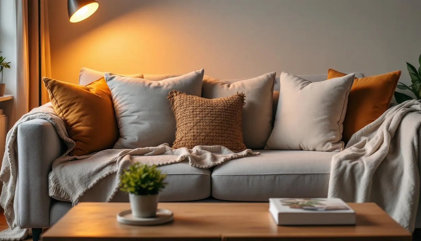 Le geste “karate chop” sur coussins : une tendance déco qui divise les experts