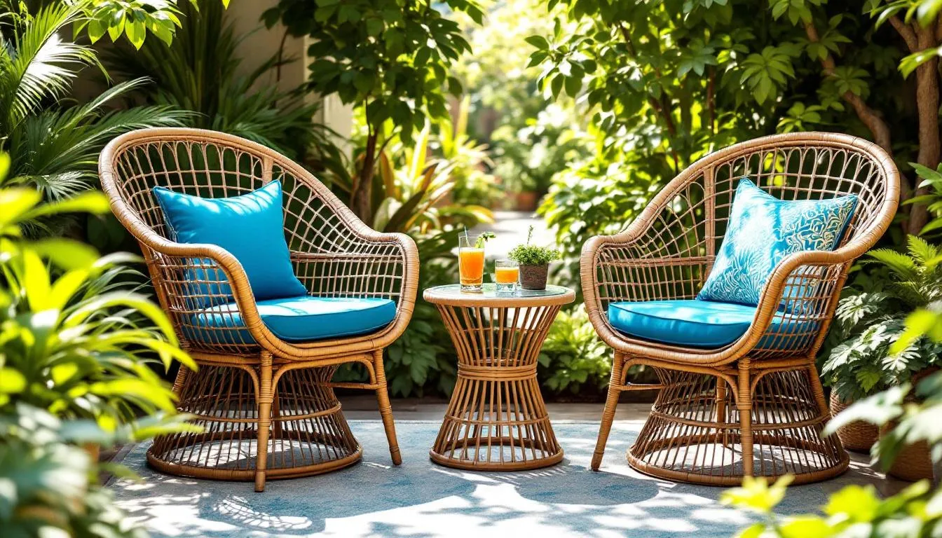 Salon d’extérieur rattan Kelly Clarkson : offre rare à saisir ce printemps