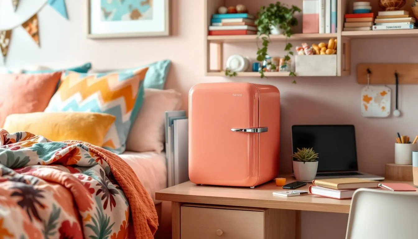 Mini frigo rétro : comment allier style, confort et praticité en chambre étudiante ?