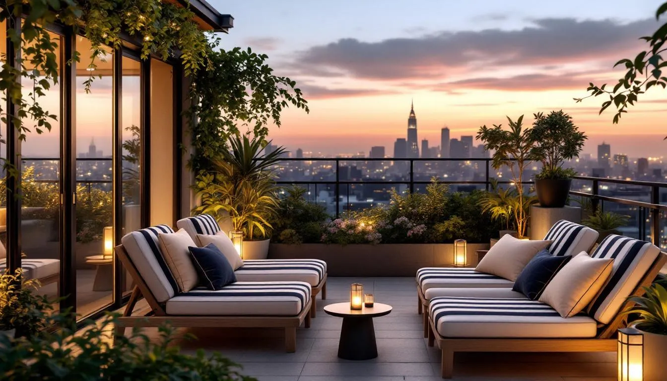 Mobilier extérieur noir et blanc : créez une terrasse chic sans prise de tête