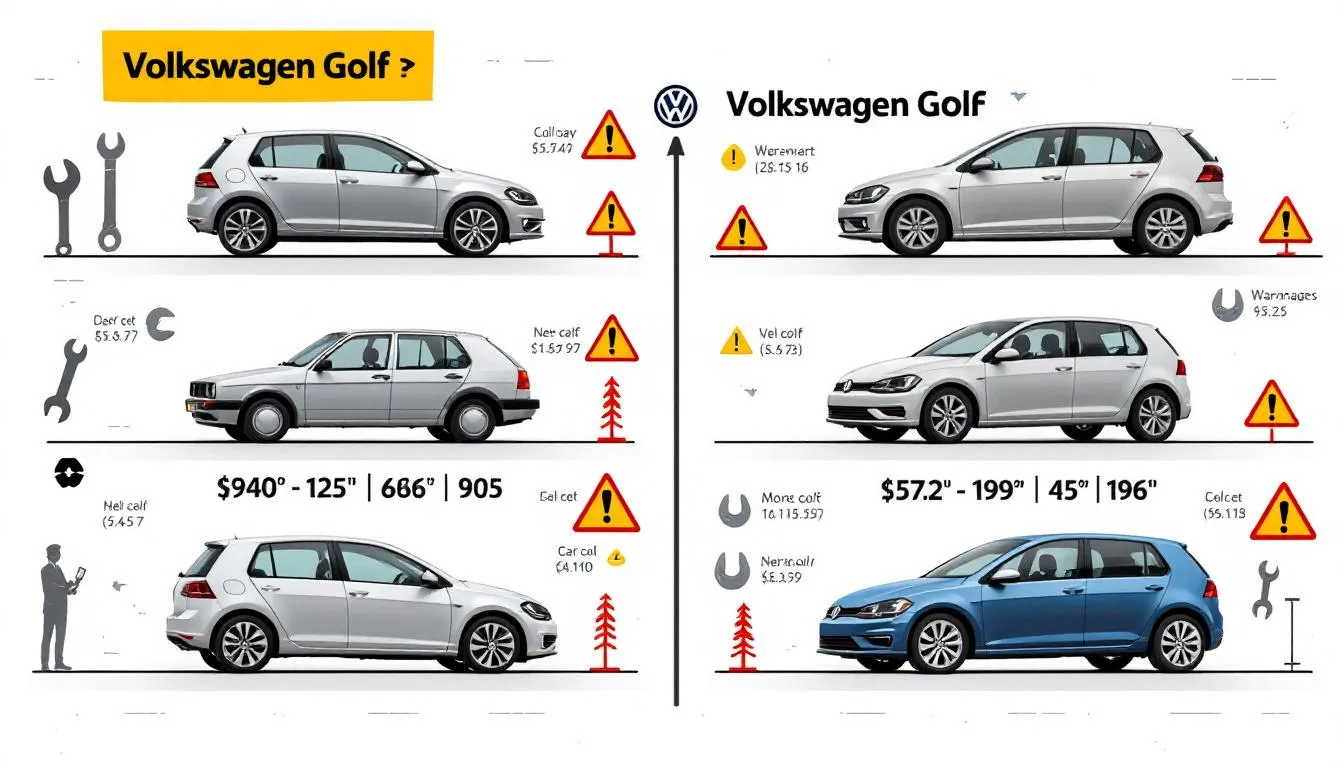 Volkswagen Golf d’occasion : éviter ces moteurs pour un achat sans surprise