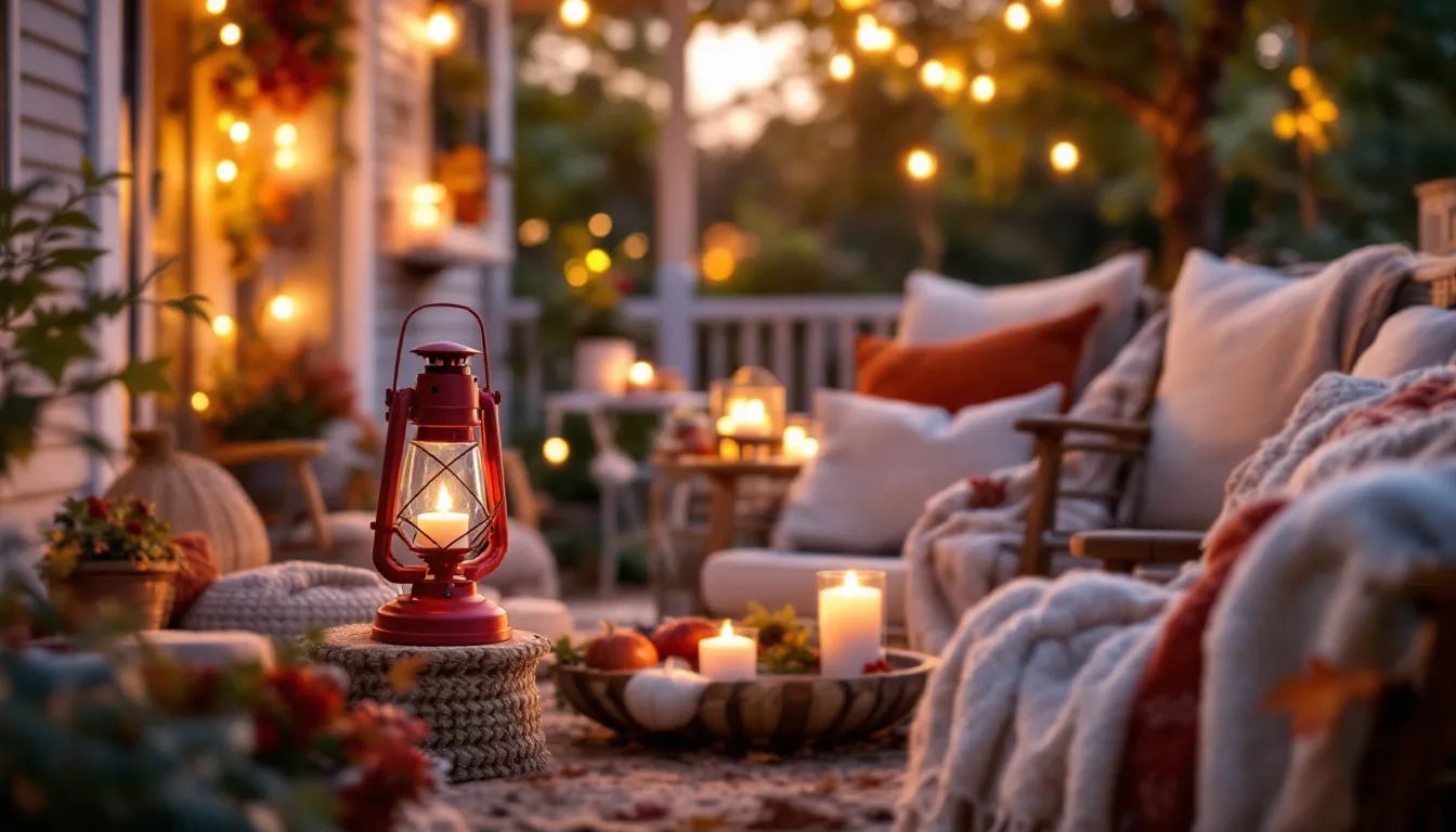 Lanterne sans flamme : prolongez vos soirées terrasse en toute sécurité