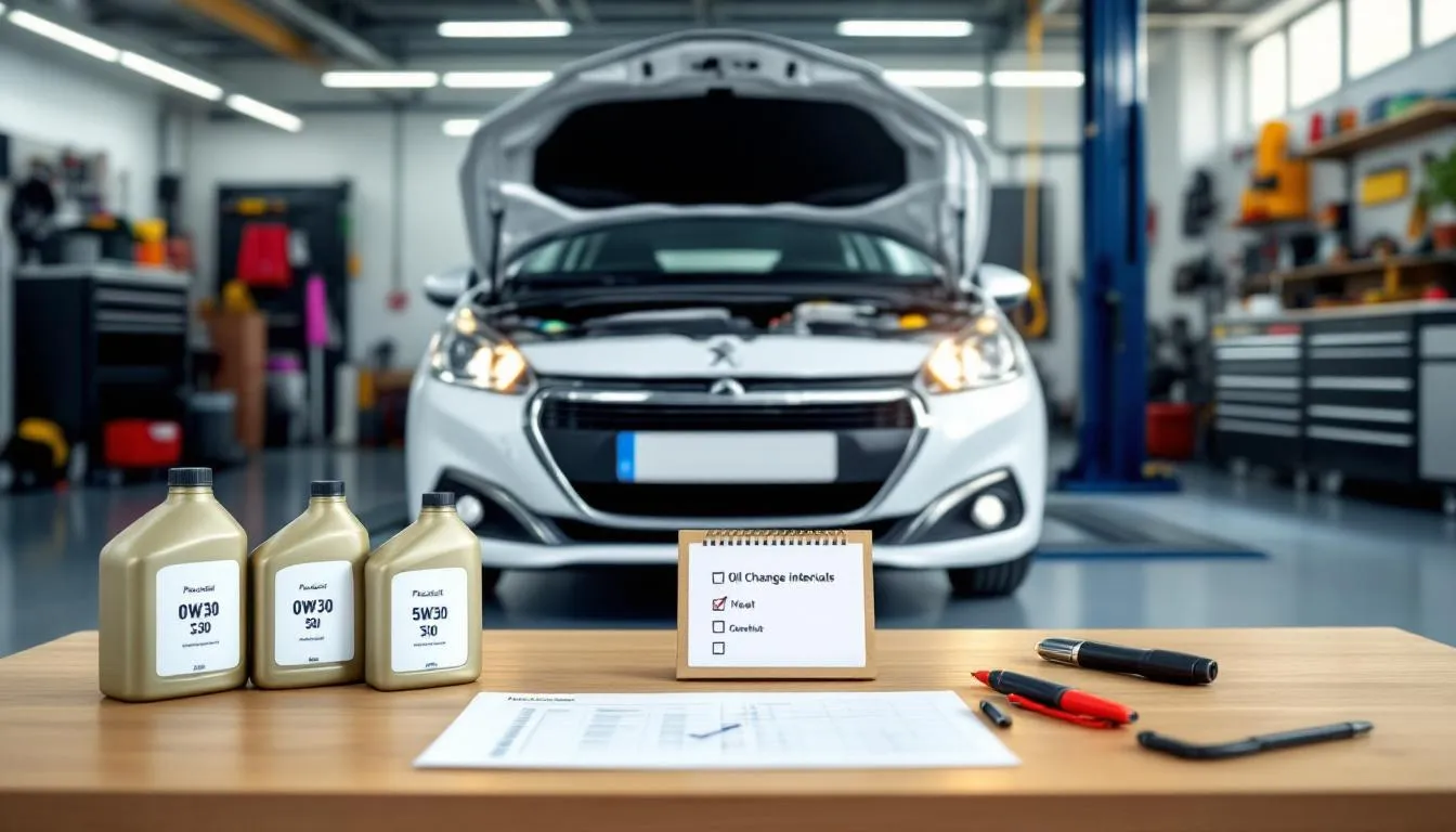 Huile Peugeot 208 : évitez pannes coûteuses en choisissant la bonne viscosité