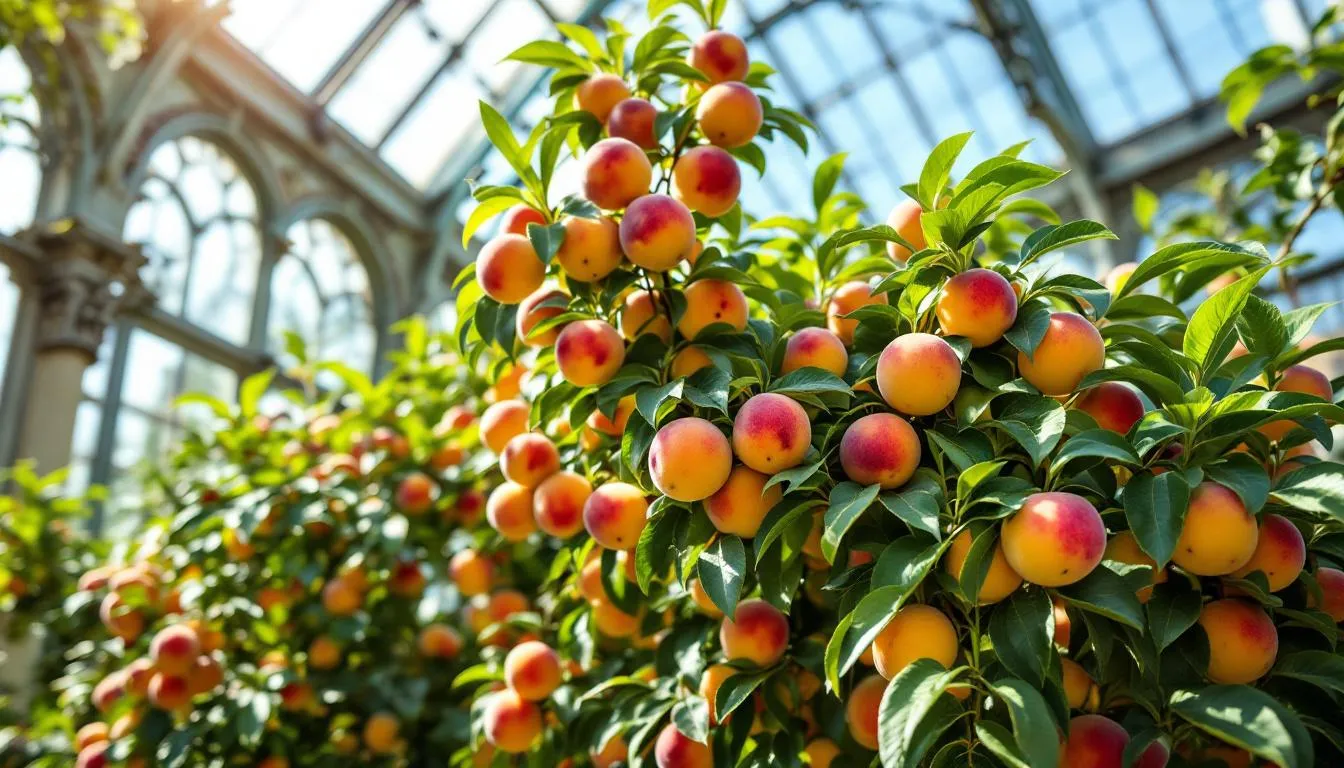 Pêcher sous Serre : Le Secret d’une Récolte Abondante et Délicieuse