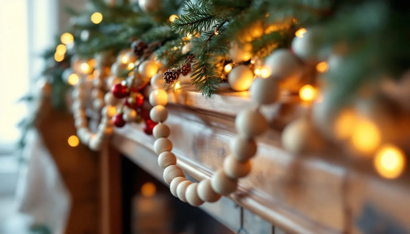 Guirlande en bois : la tendance chic qui réchauffe Noël