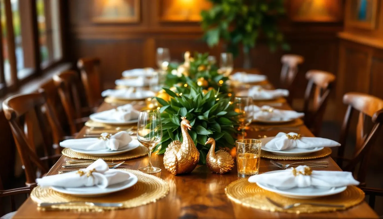 La table de Thanksgiving parfaite de Martha Stewart