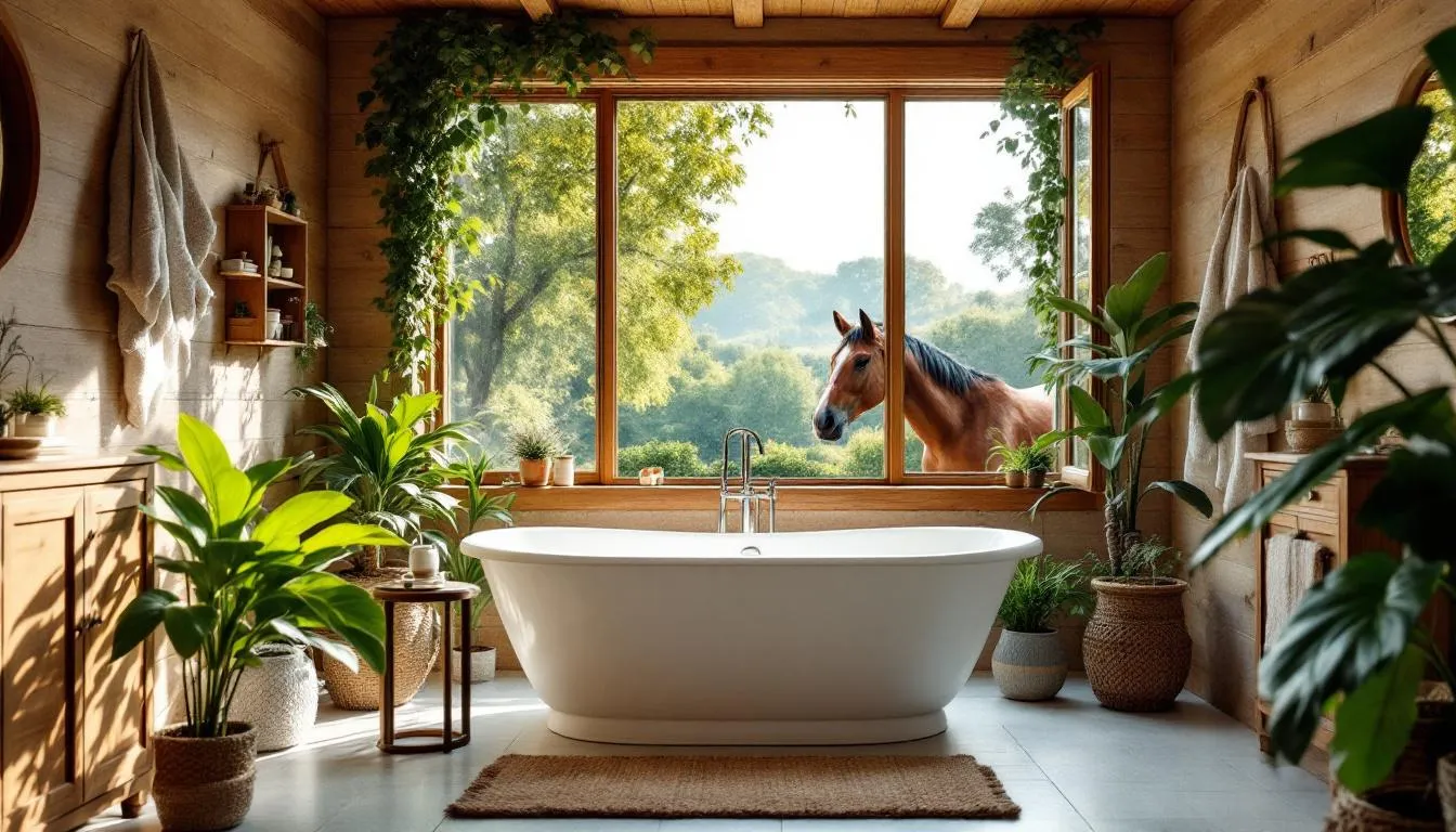 Le secret de la salle de bain rustique et chic de Nikki Reed