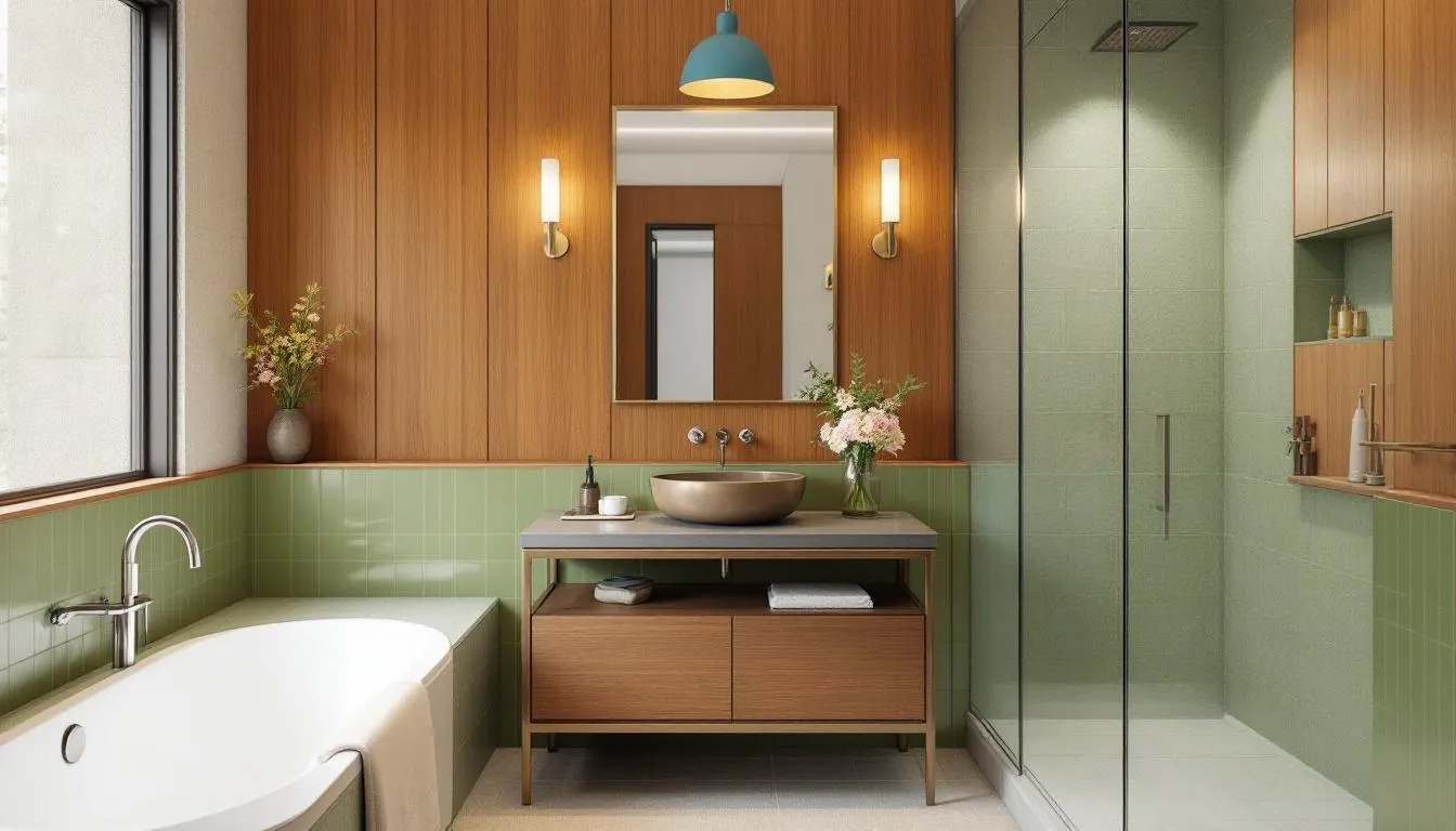 Carrelage vert : la leçon de style de Kendall Jenner