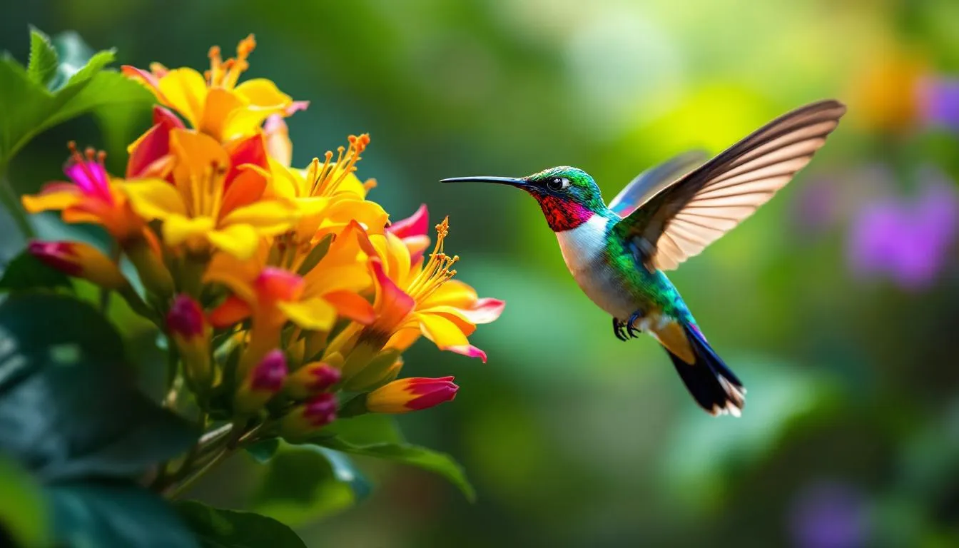5 plantes d&rsquo;ombre que les colibris ne peuvent ignorer