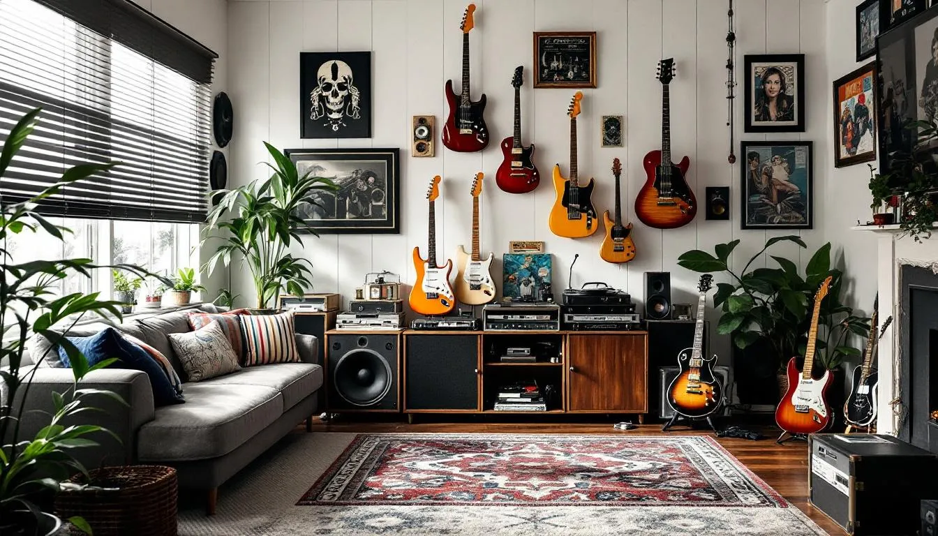 Déco années 80 : le salon d&rsquo;Eddie Van Halen inspire 2026