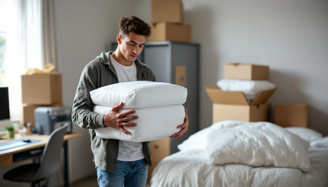 Déménagement étudiant : gagnez 80% de place avec les housses sous vide