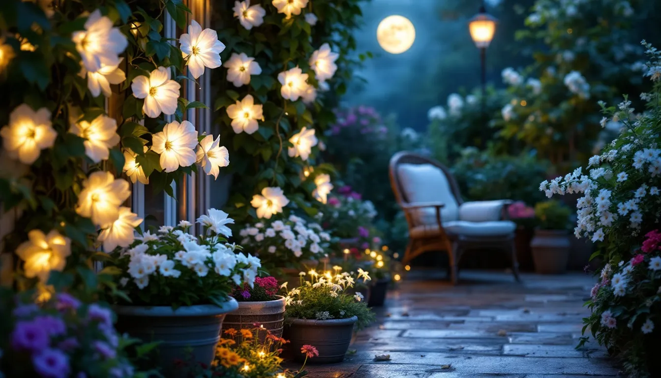 Plantes nocturnes : 6 fleurs pour un balcon magique