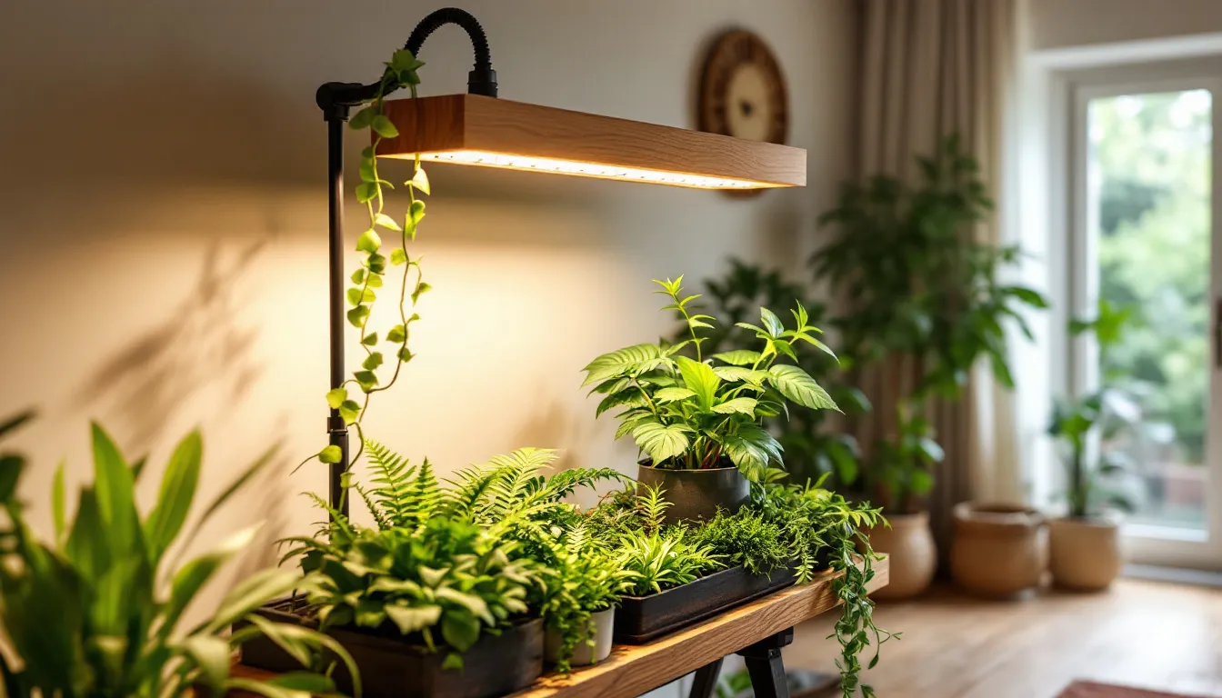 Lampe de croissance : la solution design pour vos plantes en automne